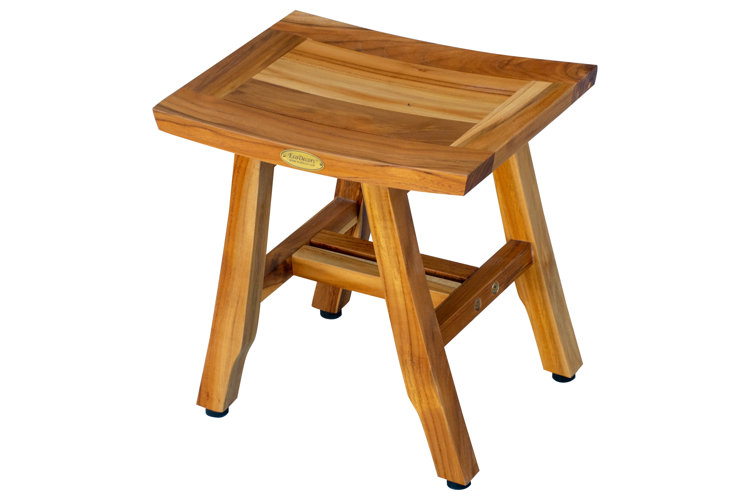 Wayfair teak outlet shower stool